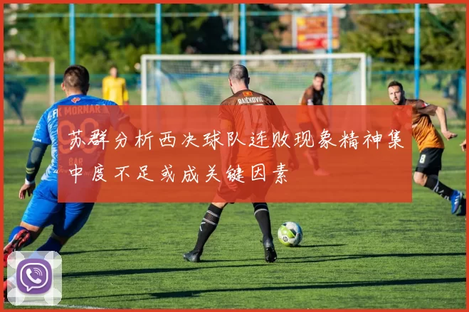 苏群分析西决球队连败现象精神集中度不足或成关键因素